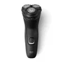Philips S1141/00 Shaver Series 1000 con Cuchillas PowerCut y Cabezales 4D Flexibles, Negro intenso